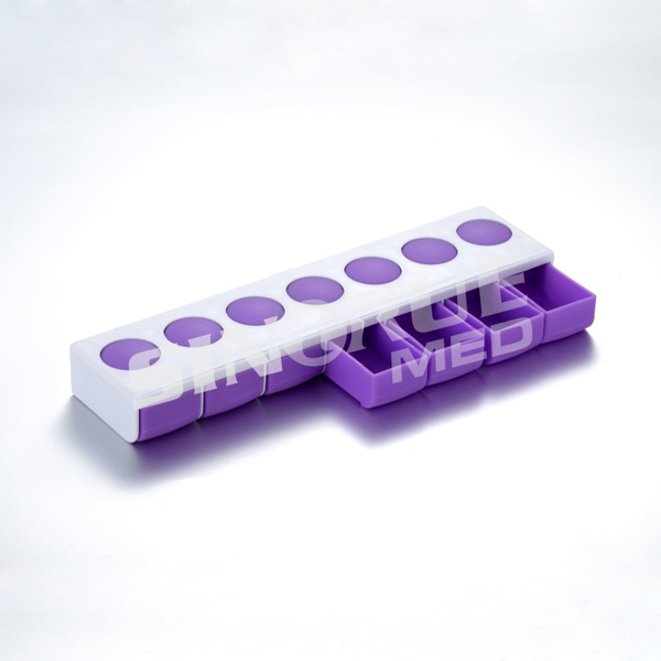 7 Case PVC Pill Box