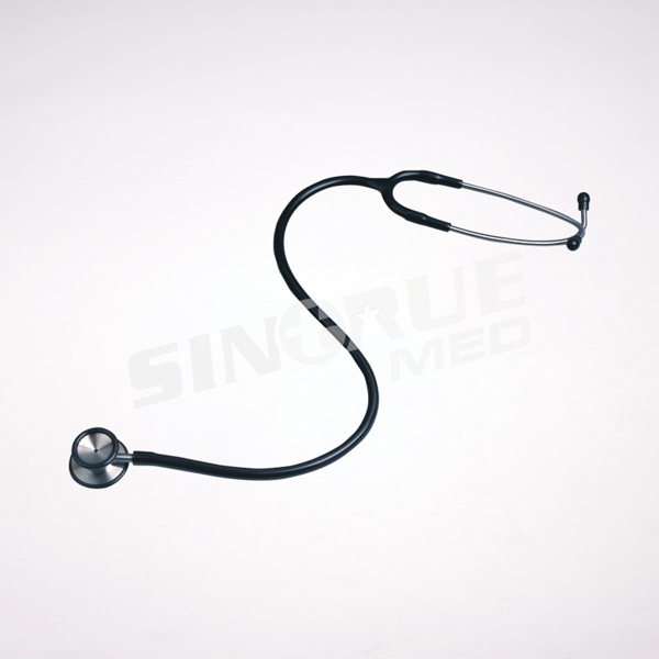 Stainless Steel Stethoscope Adult type ingle-lumen tubing